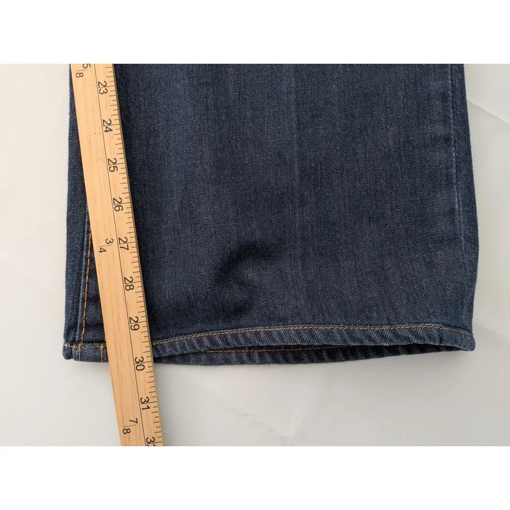 VTG True Religion Mens Billy Bootcut Jeans 38x20 Dark Wash Flap Pocket Made USA